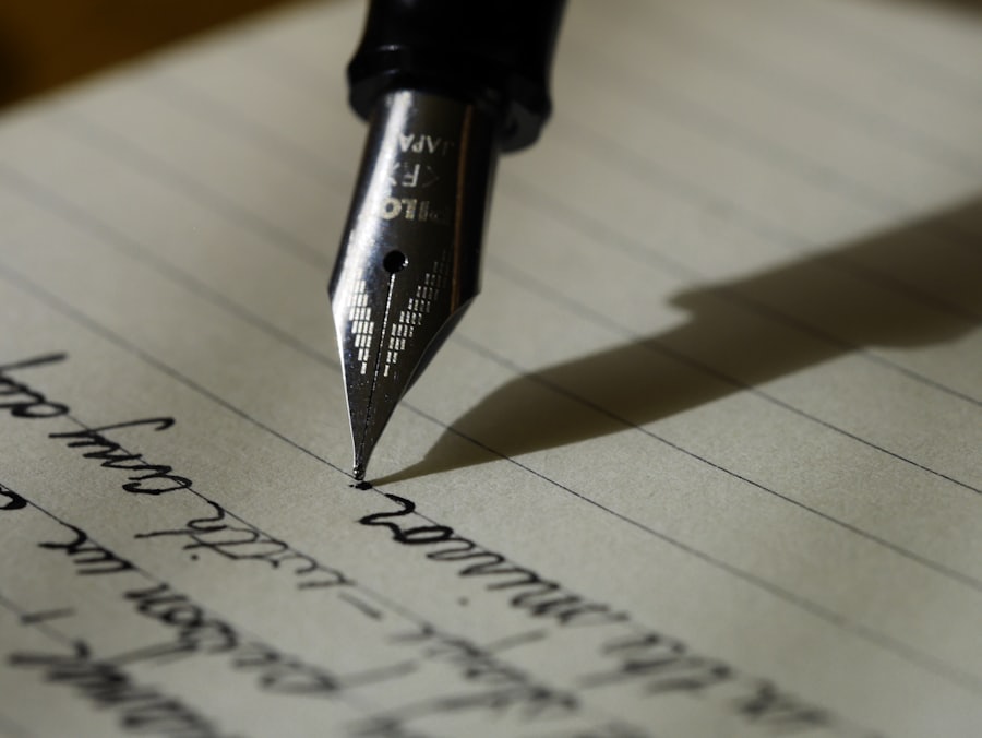 La rédaction d'un acte notarié à la plume